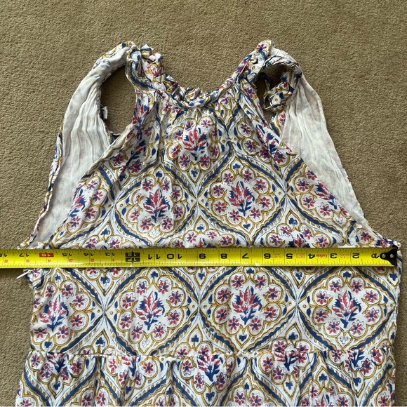 Vintage Ibiza Mosaic-Print Sleeveless Maxi Dress - Block Print - Picture 7 of 7